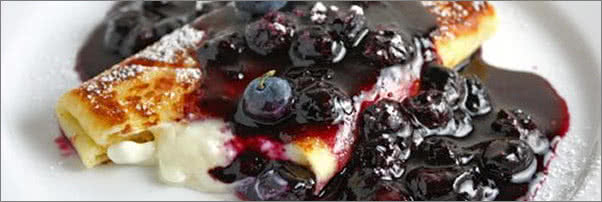 B and H Dairy Blueberry Blintzes