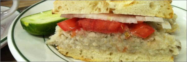 Barney Greengrass Herring Sandwich