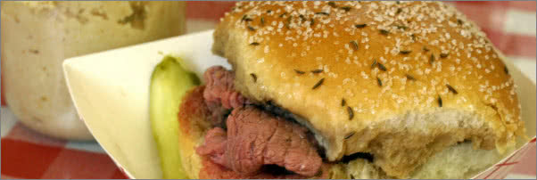 Charlie the Butchers Kitchen Beef on Weck