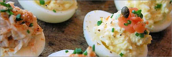 Founding Farmers Devilish Deviled Eggs