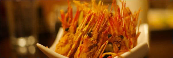 Joss Cafe Sushi Bar Fried Shrimp Heads