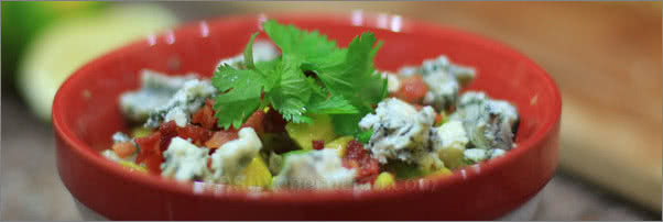 Lopez Southwestern Food Kitchen Sage and Bleu Cheese Guacamole