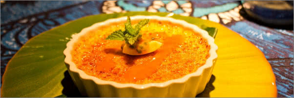 Mamas Fish House Lilikoi Creme Brulee