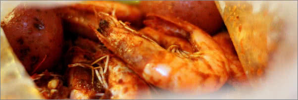 The Boiling Crab Bag of Shrimp