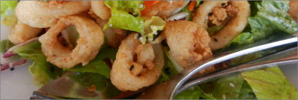 The Continental Crispy Calamari Salad