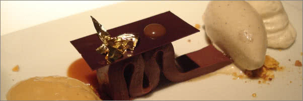 Tru Restaurant Chocolate Bar Dessert