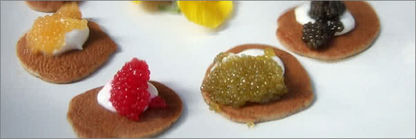 Tsar Nicoulai Caviar Cafe Sampler