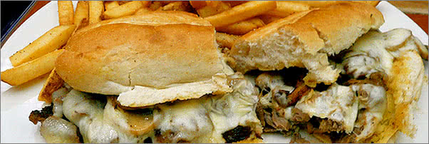 Yellow Submarine Cheese Steak